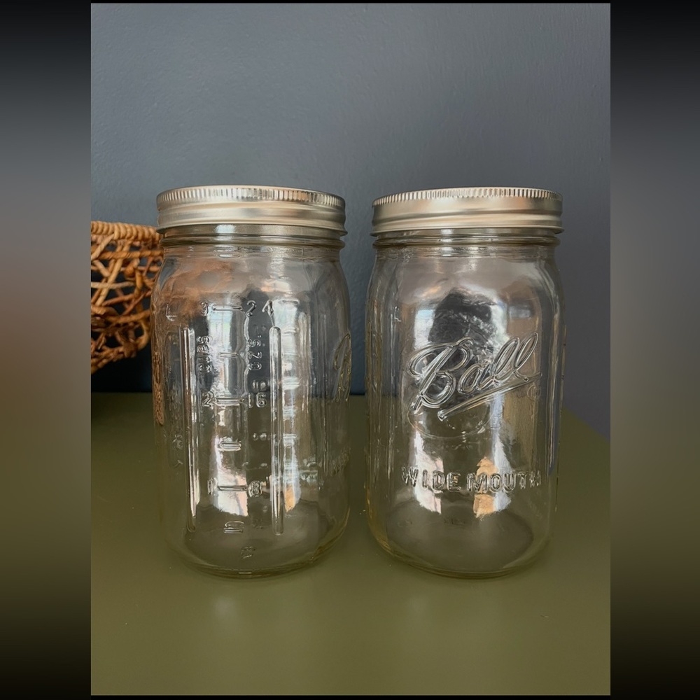 Ball Wide Mouth Mason Jars Set of 2